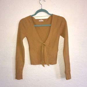 Long sleeve mustard shirt